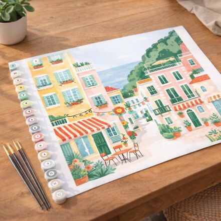Café La Vie Douce - Toile roulée