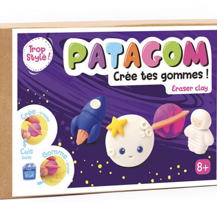 Kit Patagom cosmos pour créer 7 gommes à cuire