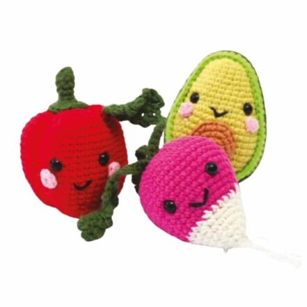 Kit amigurumi légumes facile pour débuter le crochet