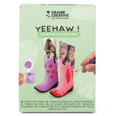 Kit céramique bottes à peindre, déco ludique et facile