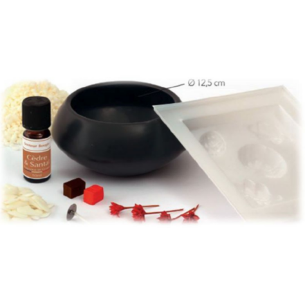 Kit DIY bougie d’automne avec fondants à personnaliser