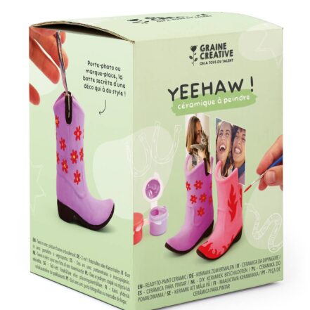 Kit céramique bottes à peindre, déco ludique et facile
