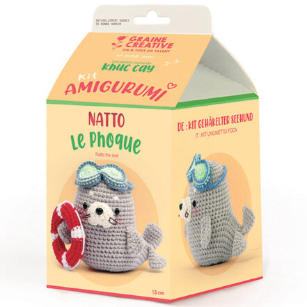 Kit amigurumi castor Khuc Cay à crocheter soi-même