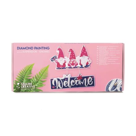 Kit diamond painting gnome, déco créative facile
