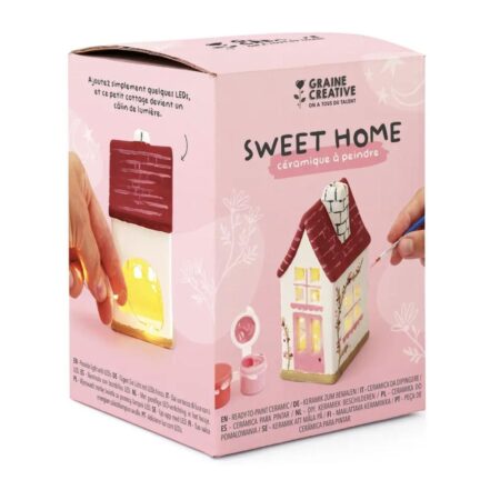 Kit céramique maison à décorer, facile et créatif