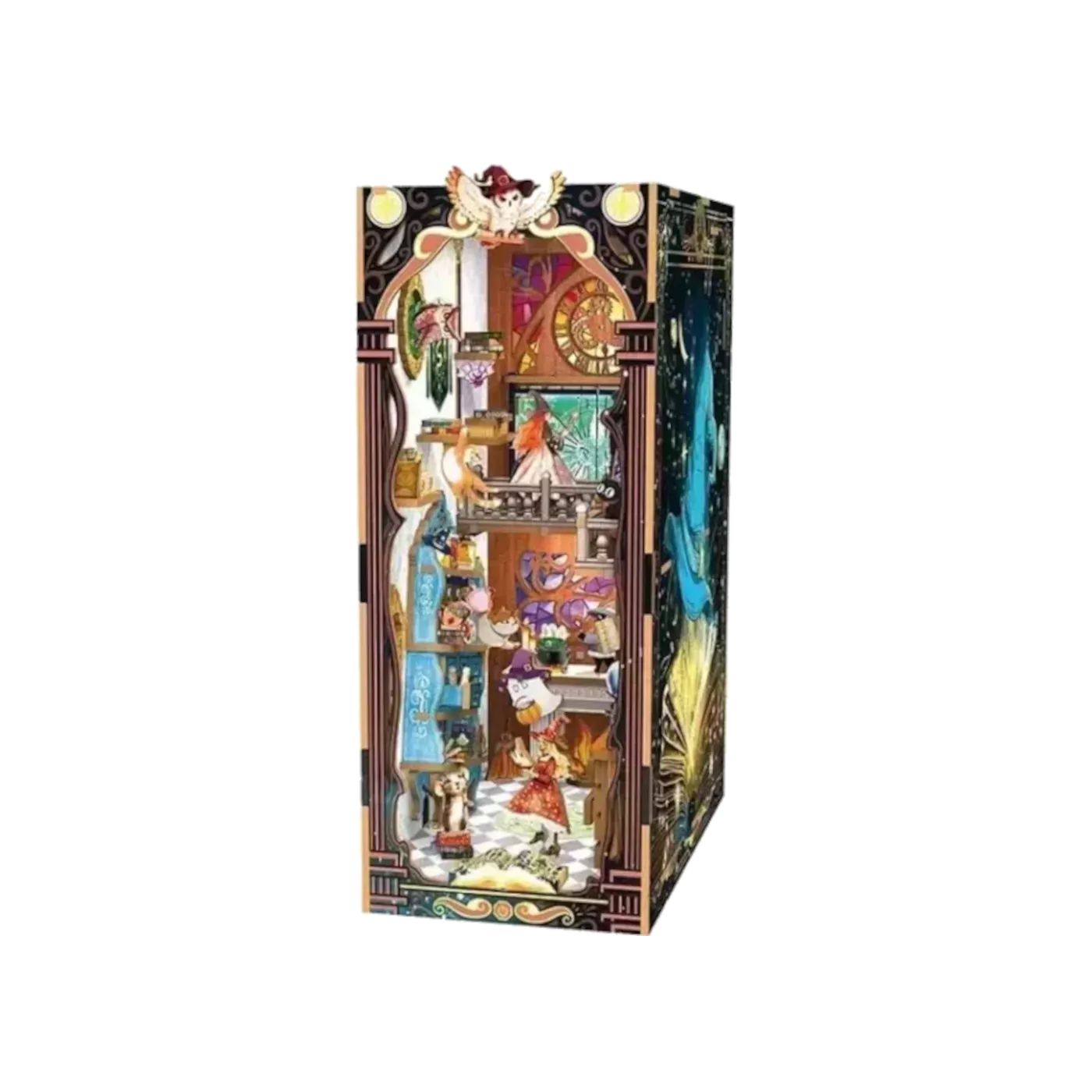 Book Nook Cabinet Mystique, décor à monter pièce par pièce Book Nook Cabinet Mystique, décor à monter pièce par pièce