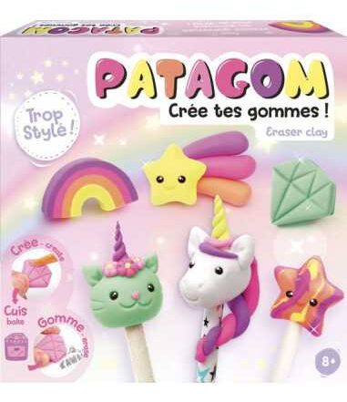 Coffret Patagom Licorne pour créer ses gommes à modeler