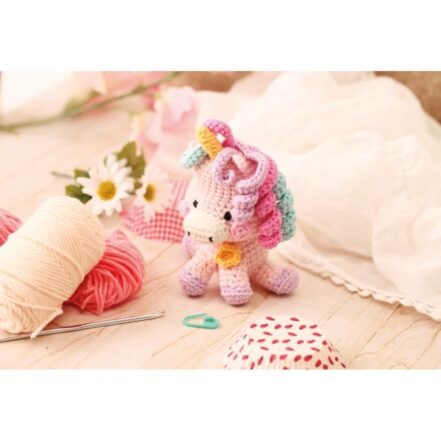 Kit crochet minigurumi licorne facile à réaliser