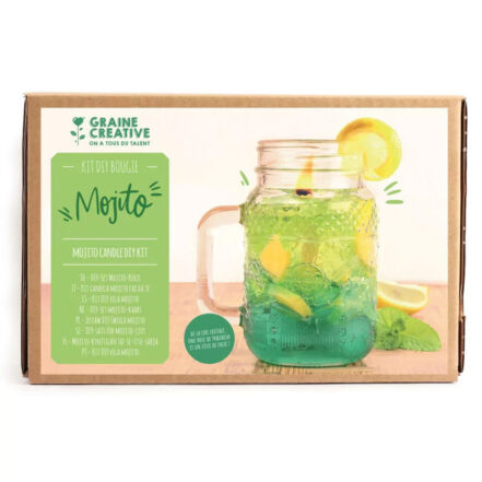 Kit DIY bougie Mojito à créer soi-même facilement