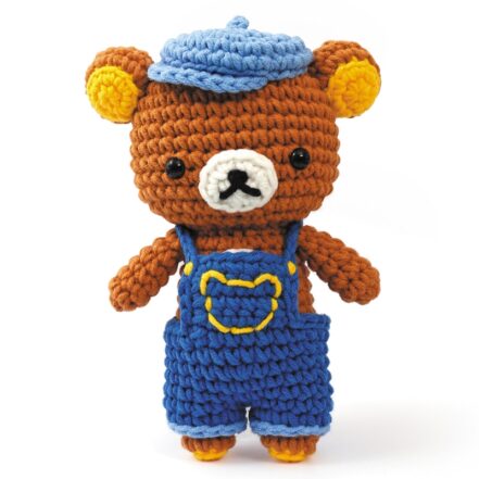 Kit amigurumi Rilakkuma salopette à crocheter