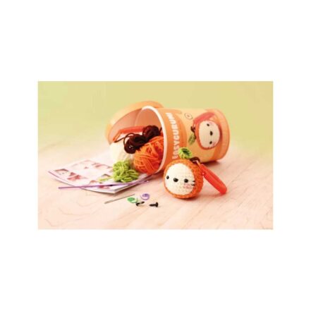 Kit amigurumi facile Clémentine porte-clés kawaii