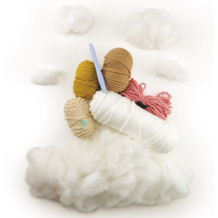 Kit amigurumi lapin, grande peluche à crocheter
