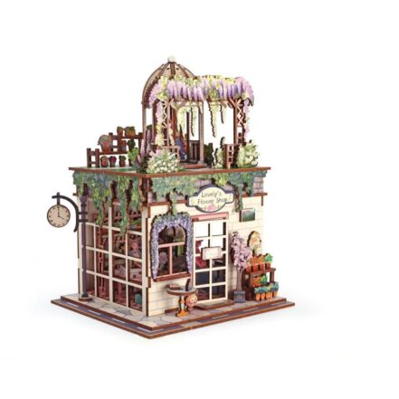 Book nook Flower Shop, boutique fleurie à assembler