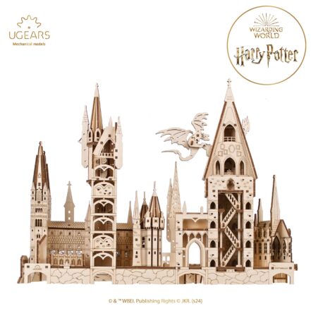 Château de Poudlard — Puzzle 3D en bois Harry Potter Ugears