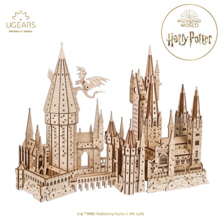 Château de Poudlard — Puzzle 3D en bois Harry Potter Ugears