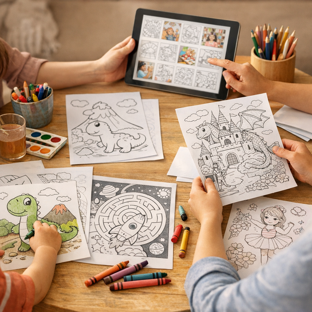 Quel dessin à imprimer gratuit choisir selon l'âge, le thème et l'activité ?