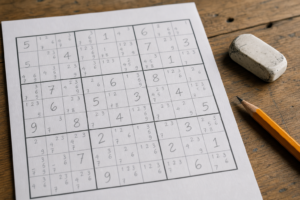 Jouer à un sudoku expert gratuit et débloquer la grille