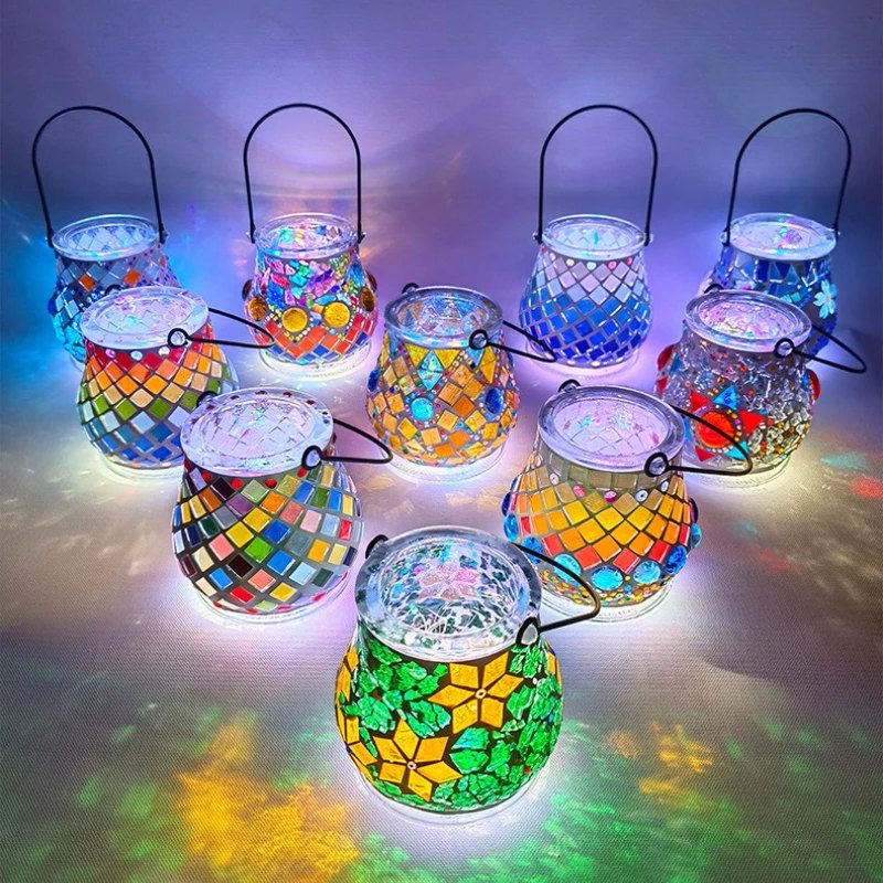 Kit mosaïque pour lanterne, bougeoir ou vase en verre Kit mosaïque pour lanterne, bougeoir ou vase en verre