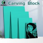 Lot de 3 blocs souples pour linogravure à graver