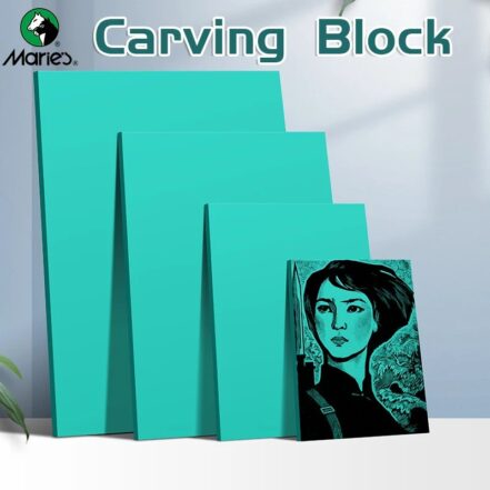 Lot de 3 blocs souples pour linogravure à graver
