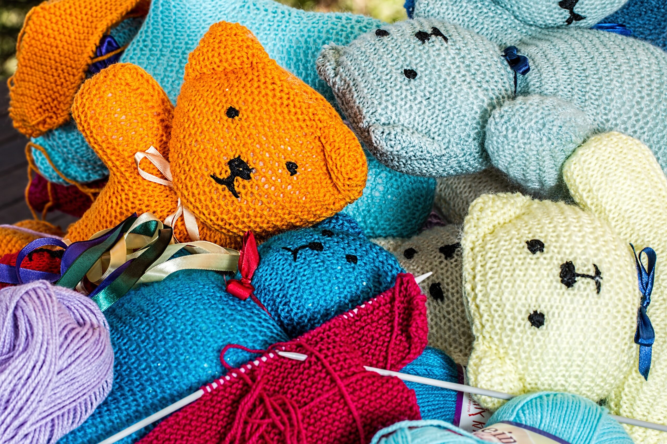 Création artisanale en laine inspirée des animaux